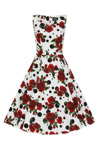 Hearts & Roses - Robe Swing Florale Colette