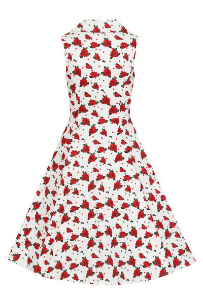 Hearts & Roses - Cora Bloemen Swing Jurk