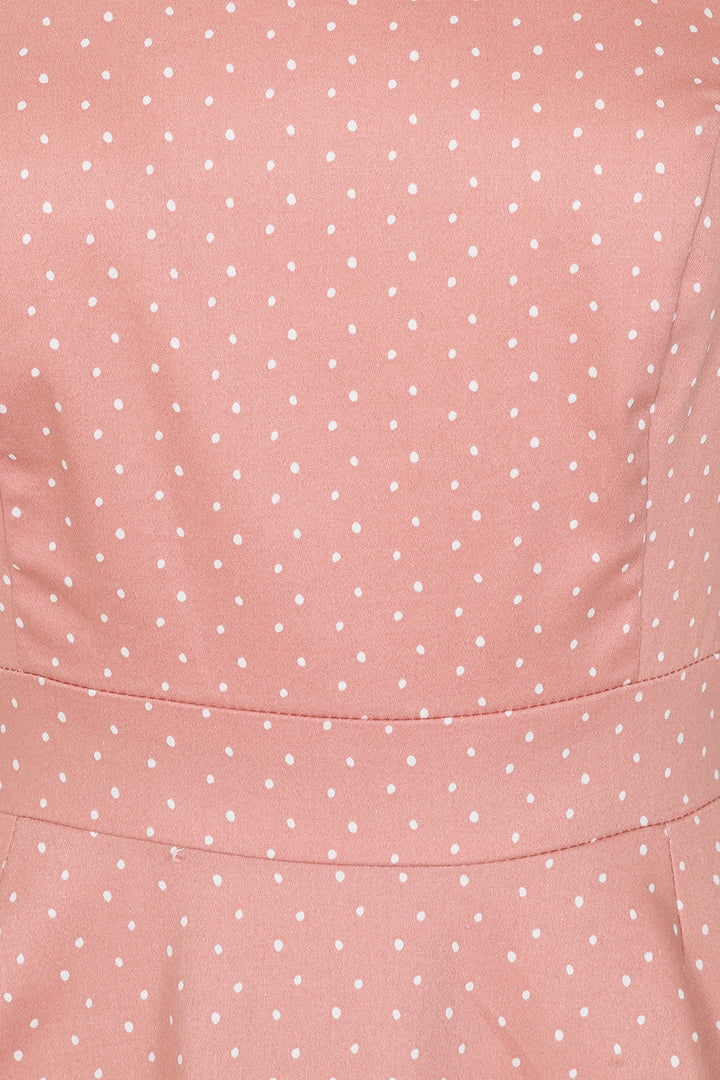 Hearts & Roses - Elodie Polka Dot Swing Dress