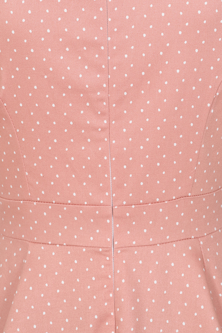 Hearts & Roses - Elodie Polka Dot Swing Dress