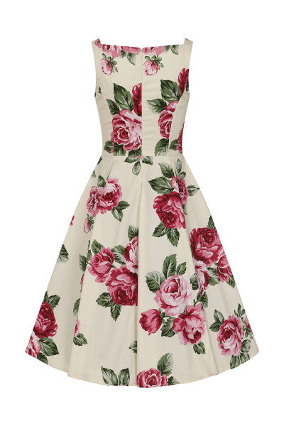 Hearts & Roses - Vestido de Swing Floral Frances