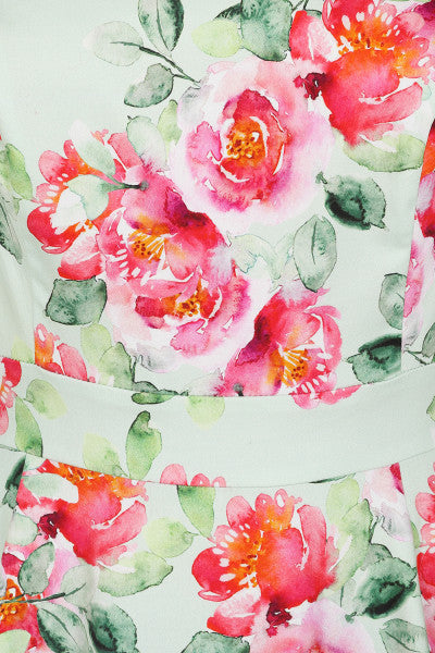 Hearts & Roses - Marissa Bloemen Swing Jurk