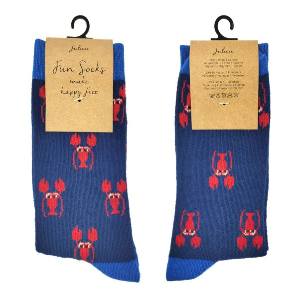 Juleeze – Blue Lobster Socks