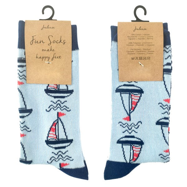 Juleeze – Socks Sailboats