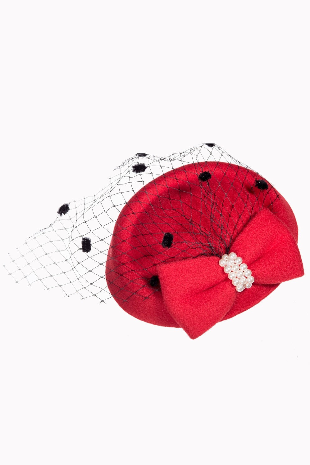 Banned Retro - Chapeau Judy en rouge