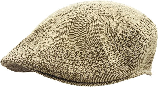 Casquette en maille au crochet IVY, Schiebermütze, kaki