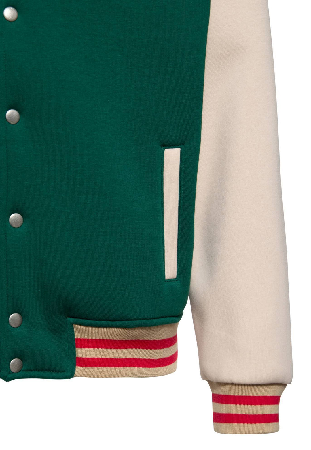 King Kerosin –  Kapuzen-College Jacke "Dallas" grün