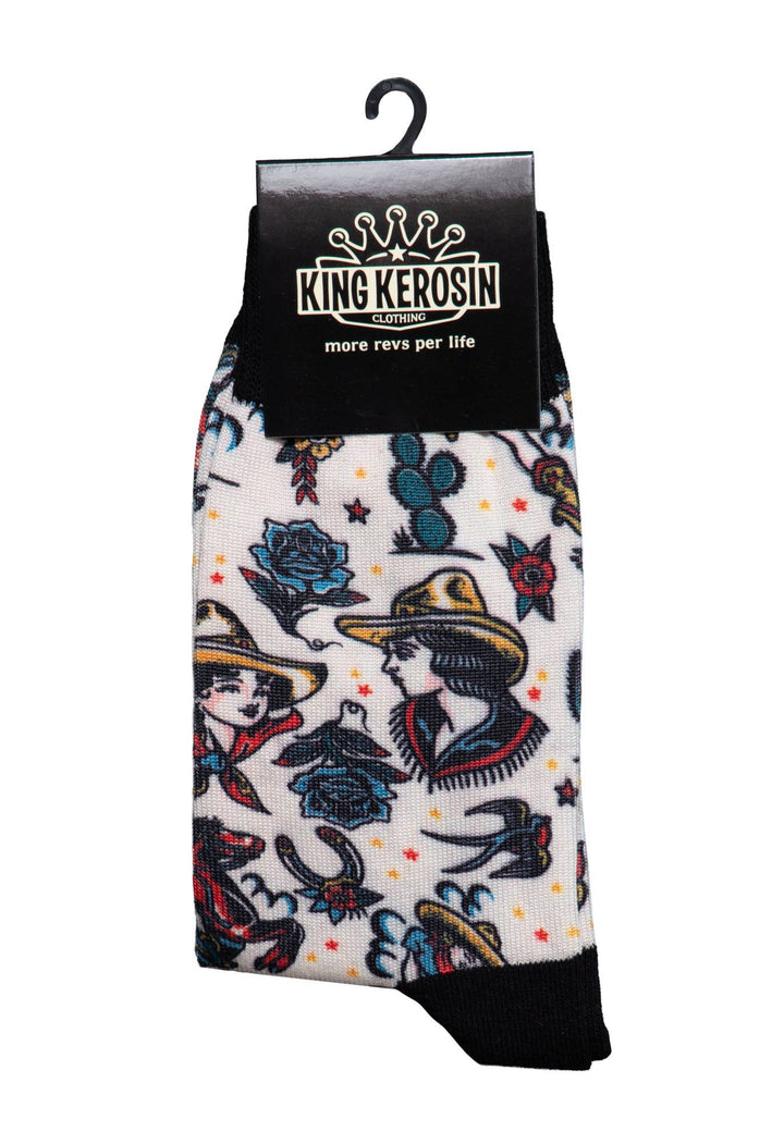 King Kerosin –  Socken Cowgirl