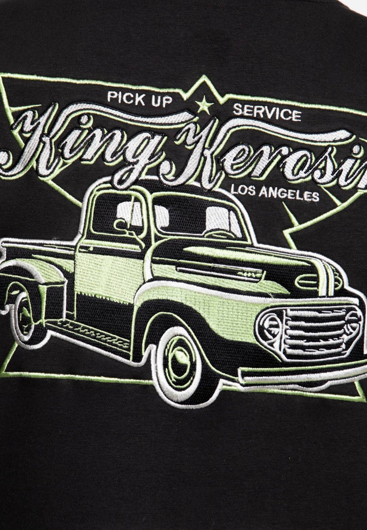 King Kerosin – Heren Collegejacke "Pick-Up Service"