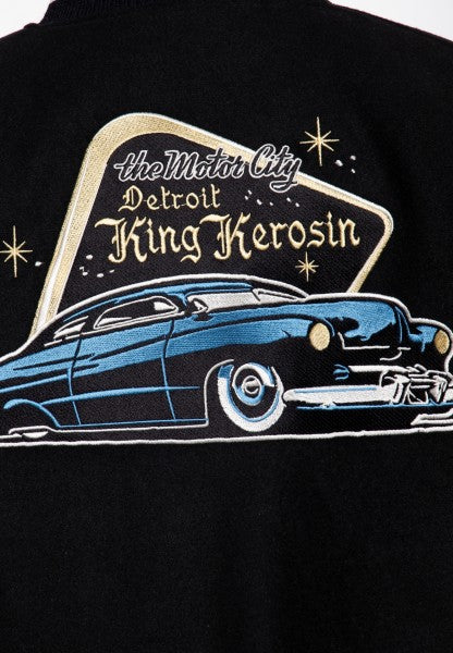 King Kerosin – Collegejacke "Detroit" schwarz