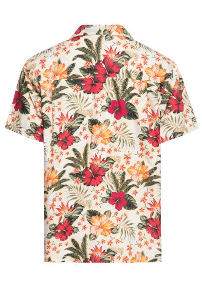 King Kerosin - Camisa hawaiana de algodón orgánico