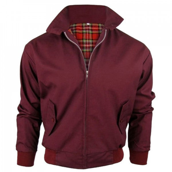 Veste Harrington pour enfants en bordeaux