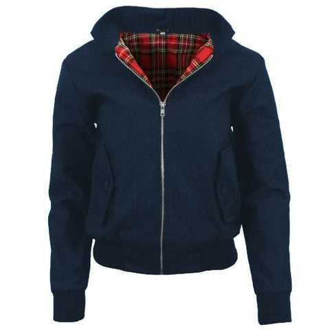 Ladies Classic Harrington Jacket navy
