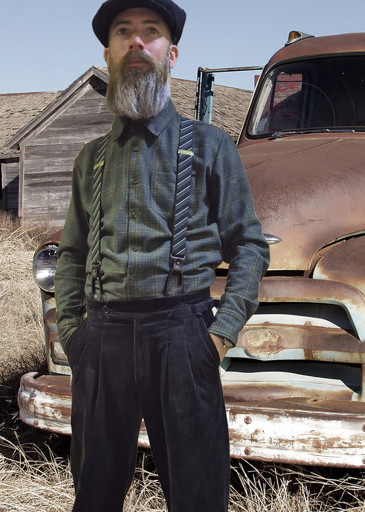 The Nilwik Clothing Co. - The Foundry Series green check, Shirt