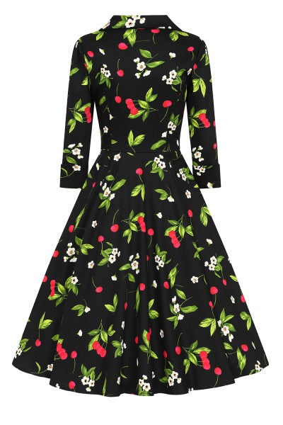 Hearts & Roses - Vestido de Swing Natasha Cherry