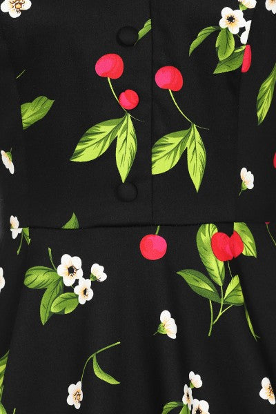 Hearts & Roses - Natasha Cherry Swing Dress