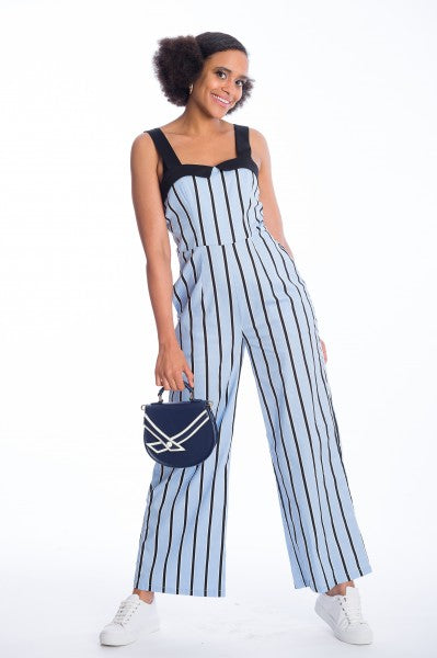 Banned Retro – Nautical Kelly Lee Bag in navy