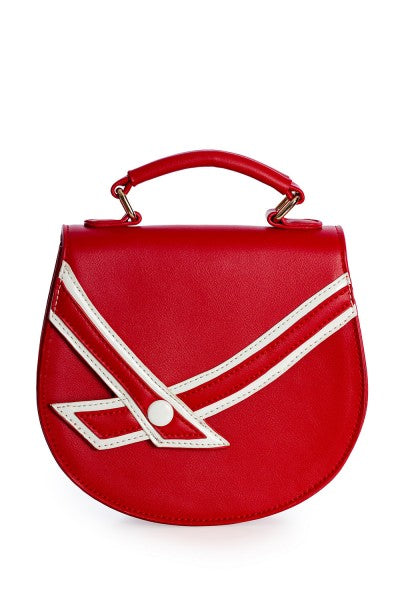 Banned Retro – Borsa Nautical Kelly Lee in rosso