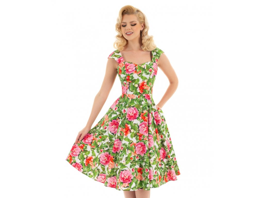 Hearts & Roses - Vestito a Swing Penny