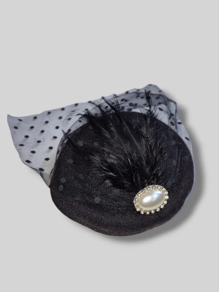 Banned Retro - Tutto un sogno Fascinator in nero