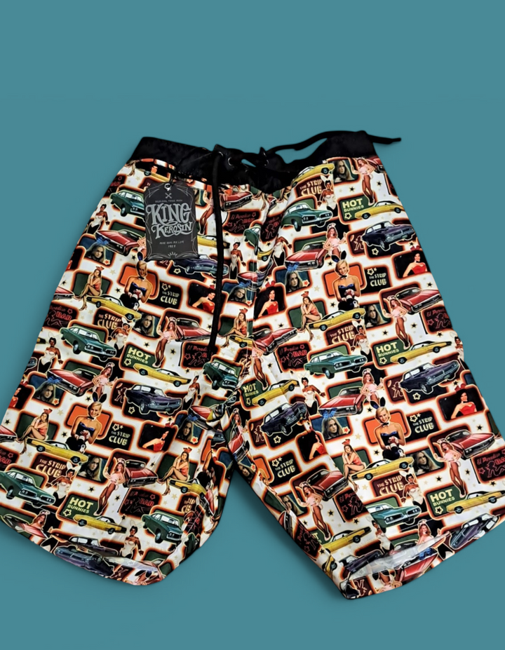 King Kerosin - Swim Shorts "Lake Garda" in black