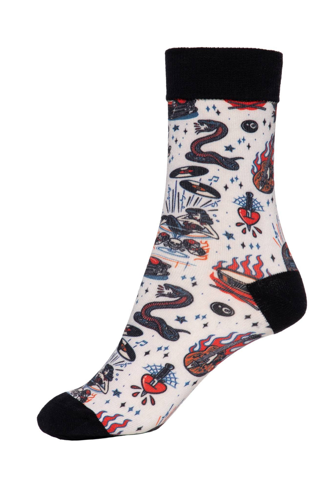 Queen Kerosin –  Damen Socken Rock n Roll