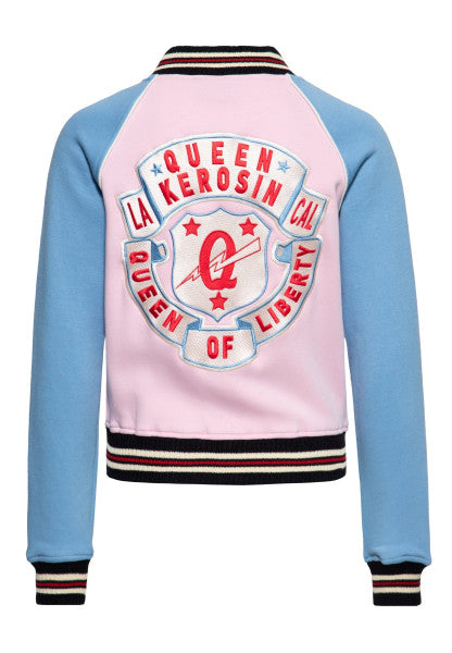 Queen Kerosin - Collegejacke »Queen of Liberty« in roze