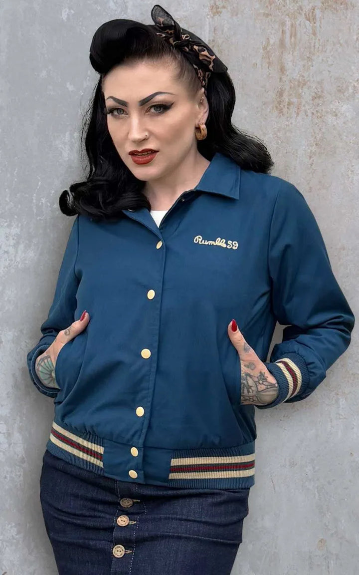 Rumble59 - Damen Collegejacke Sex, Drugs and Rock'n'Roll