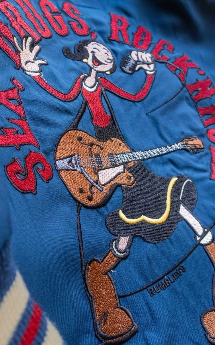 Rumble59 - Damen Collegejacke Sex, Drugs and Rock'n'Roll