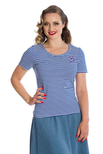 Banned - Regatta Swim Stripe Top