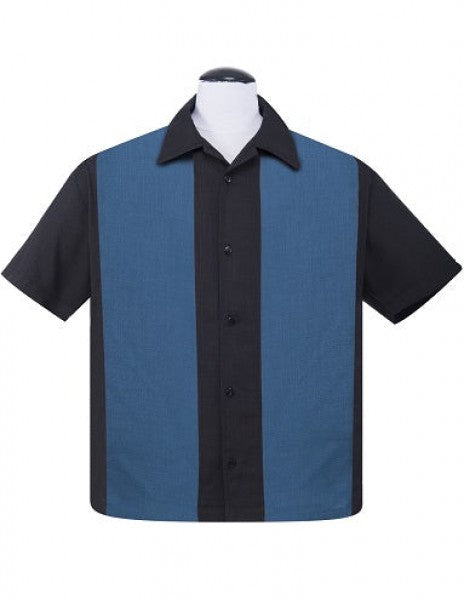 Steady Mens - PopCheck Large Panneau Double en noir / bleu