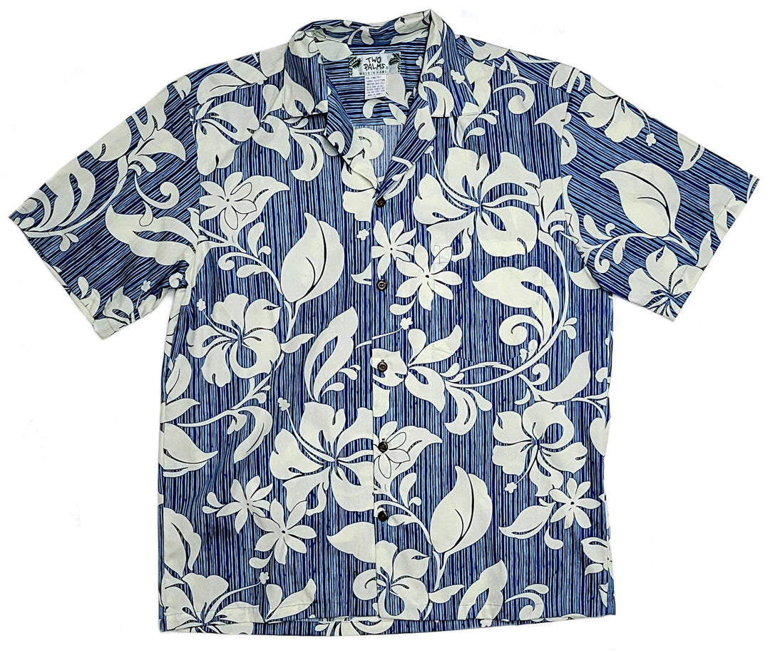 Two Palms - Camisa de Hawaii Maui Azul