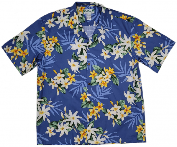 Two Palms - Hawaii Shirt Lanikai blauw