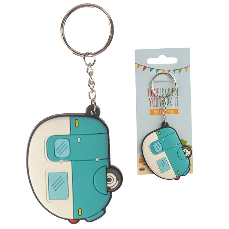 Caravan PVC keychain