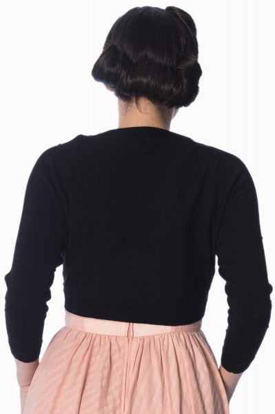 Banned Retro - Popcorn Bolero in Black