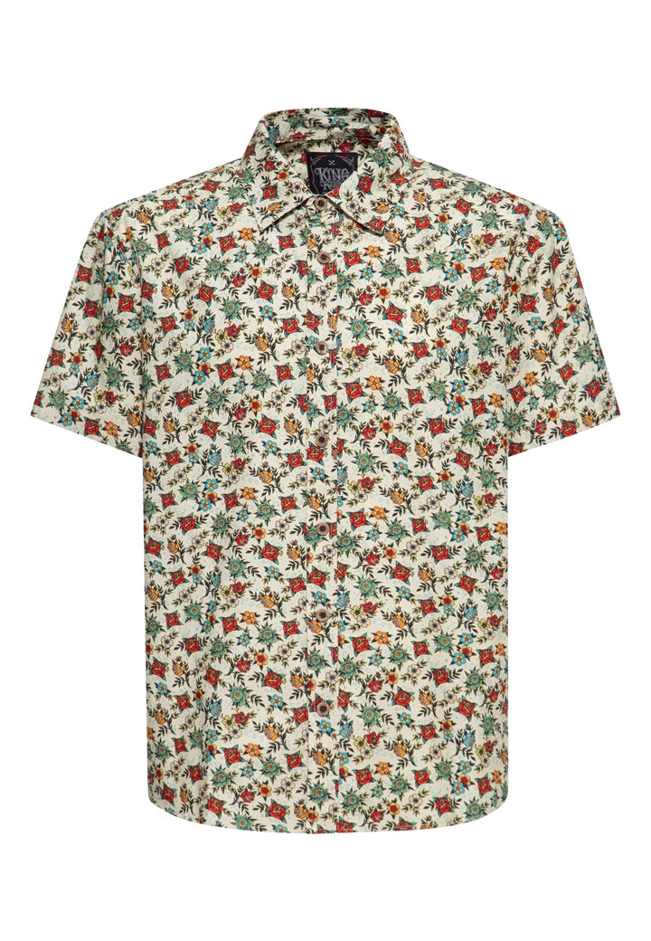 King Kerosin - Kurzarmhemd Tattoo Flowers