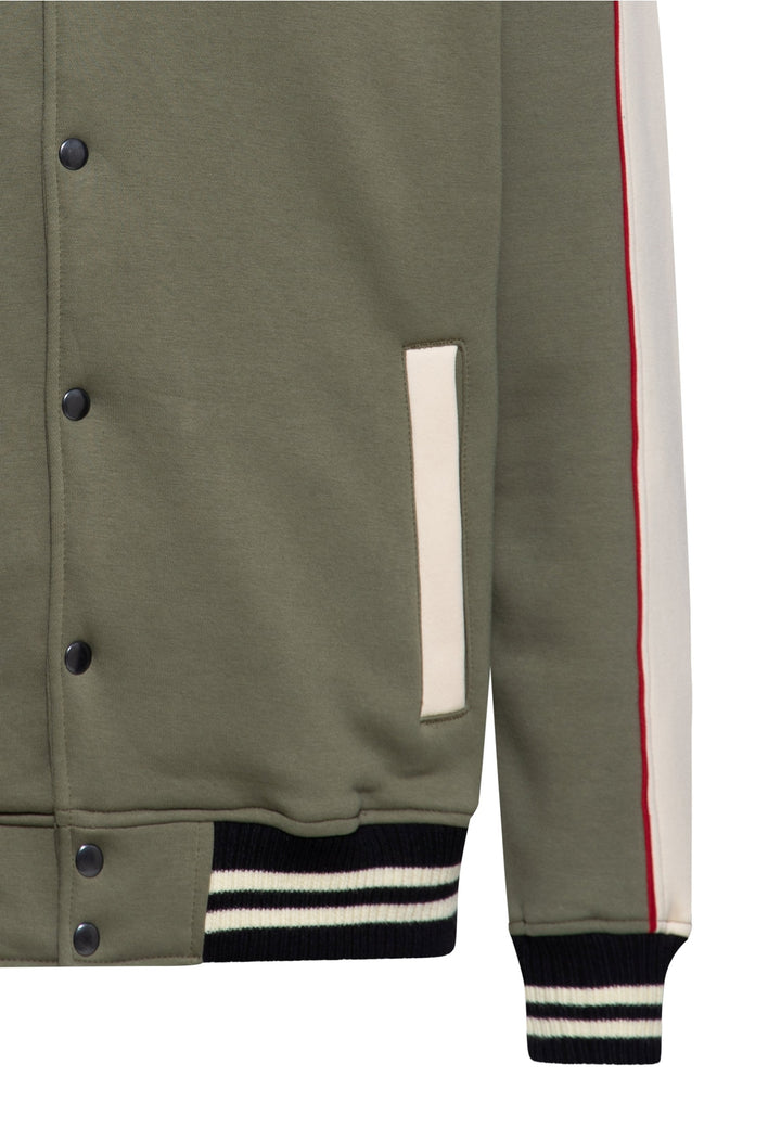 King Kerosin –  Collegejacke Long Beach Mechanic Dude khaki