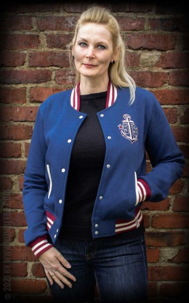 Rumble59 - Ladies Sweat College Jacke - Anchors aweigh!