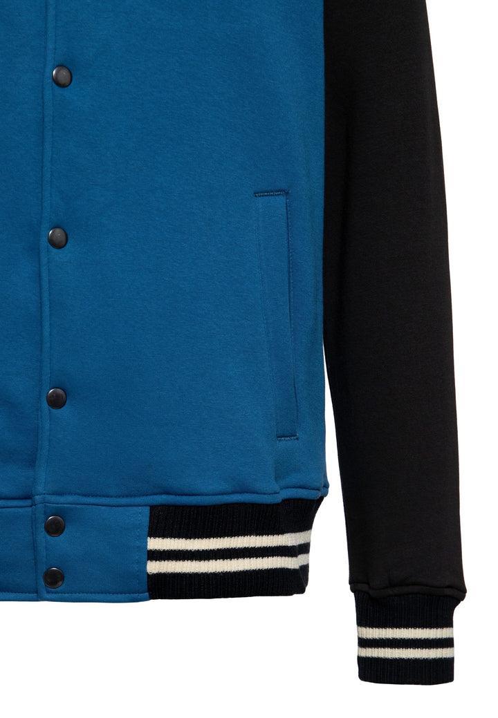 King Kerosin – Giacca da college per uomo "Speed Kings V8" blu