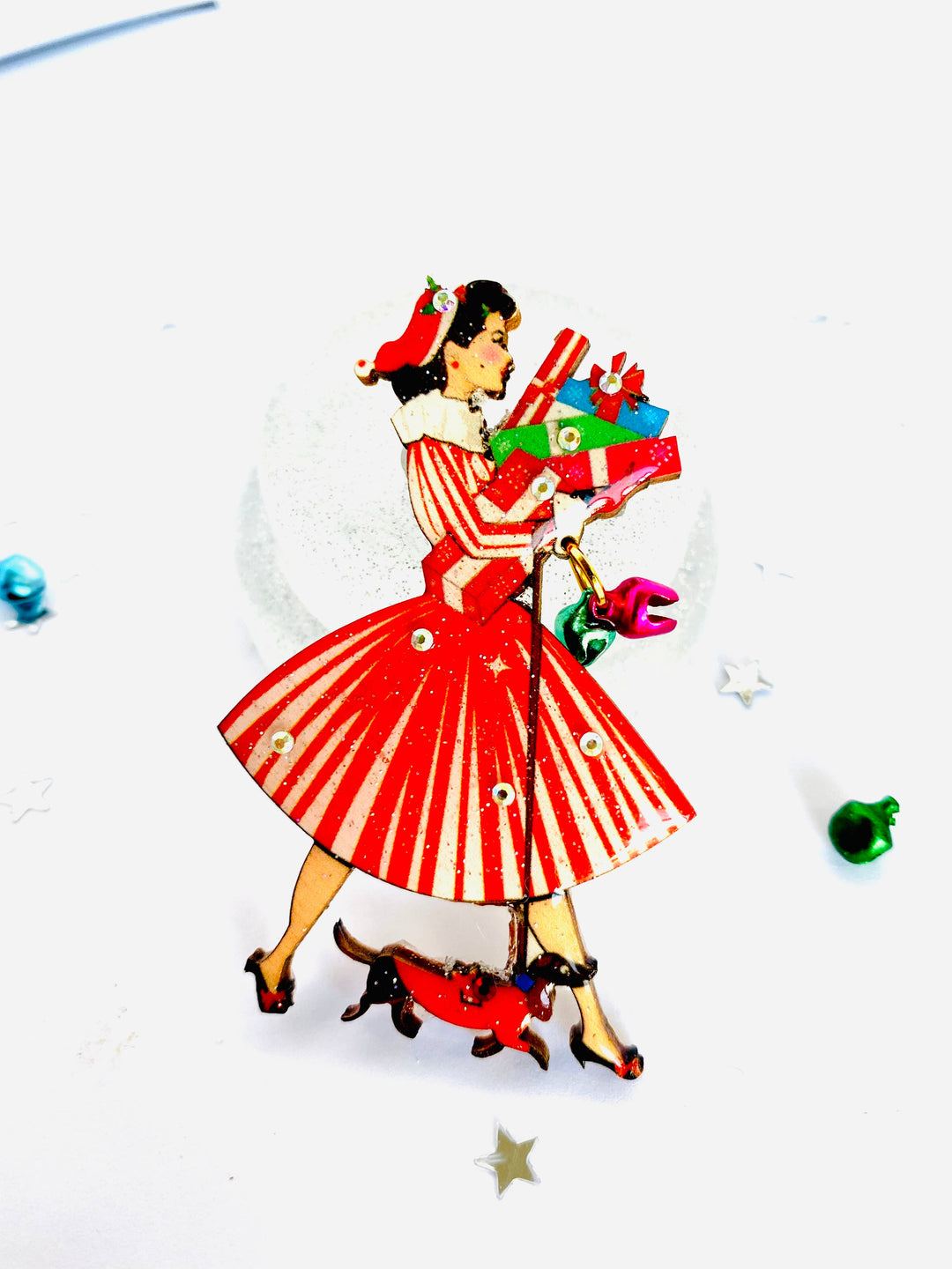 Rosie Rose Parker – Betty Weihnachtseinkaufsbrosche