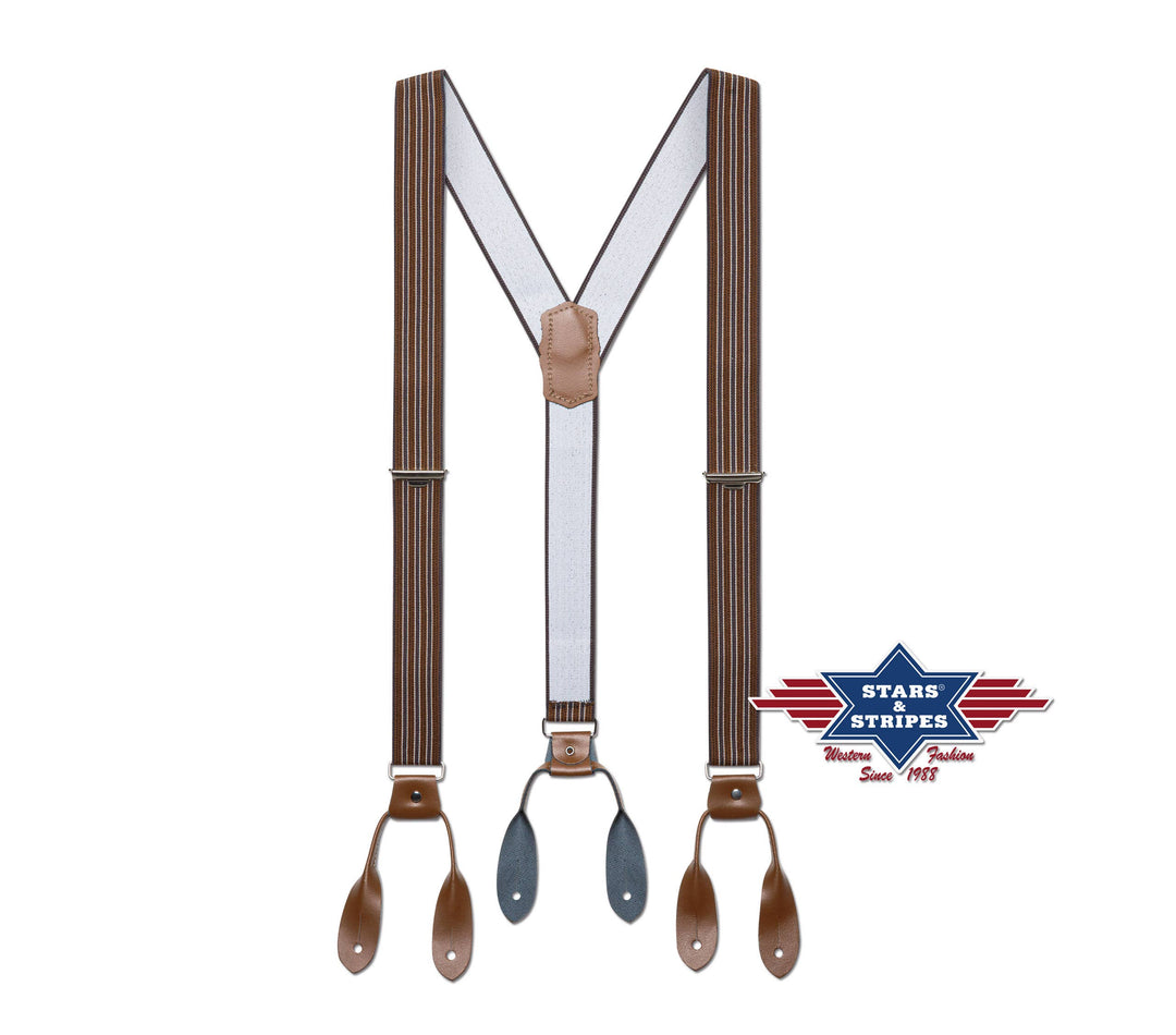 Stars & Stripes® - Bretelles marron