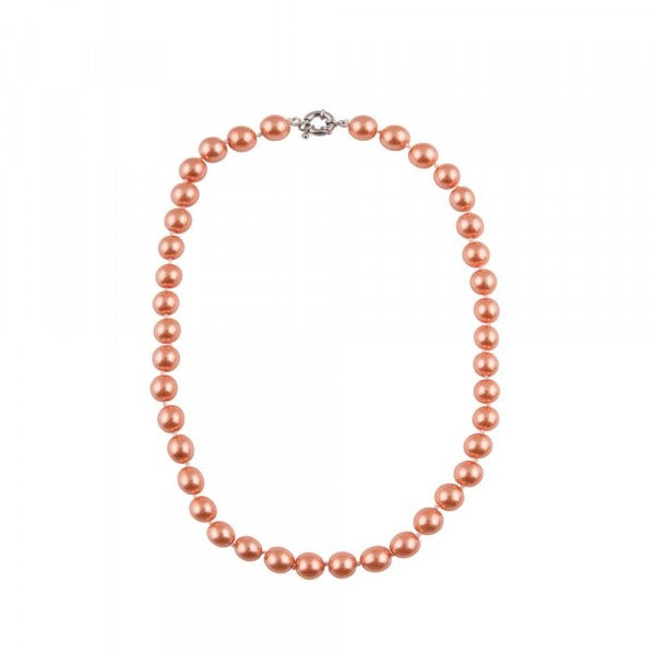 Collectif - Collar de Perlas Dainty Peach