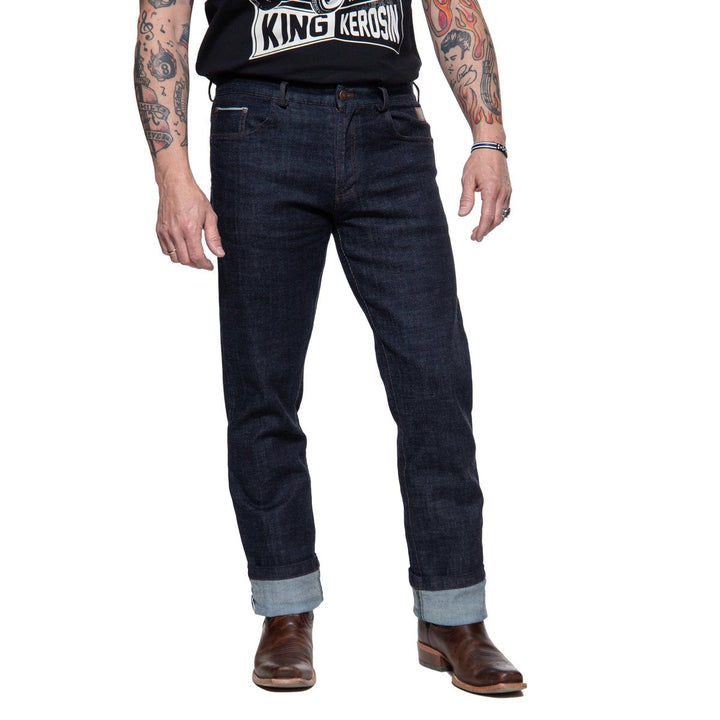 Rumble59 - Denim Crudo - Azul Quemando Asfalto Negro