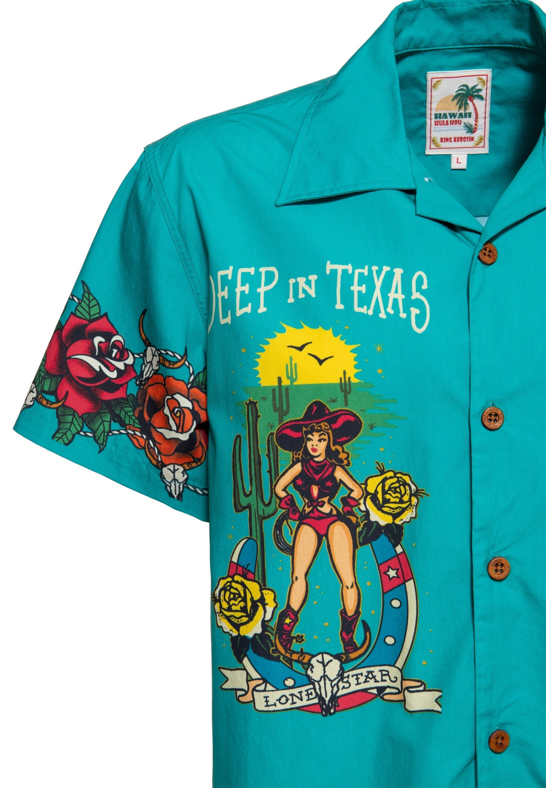 King Kerosin - Camisa hawaiana «Wild Wild West Texas»