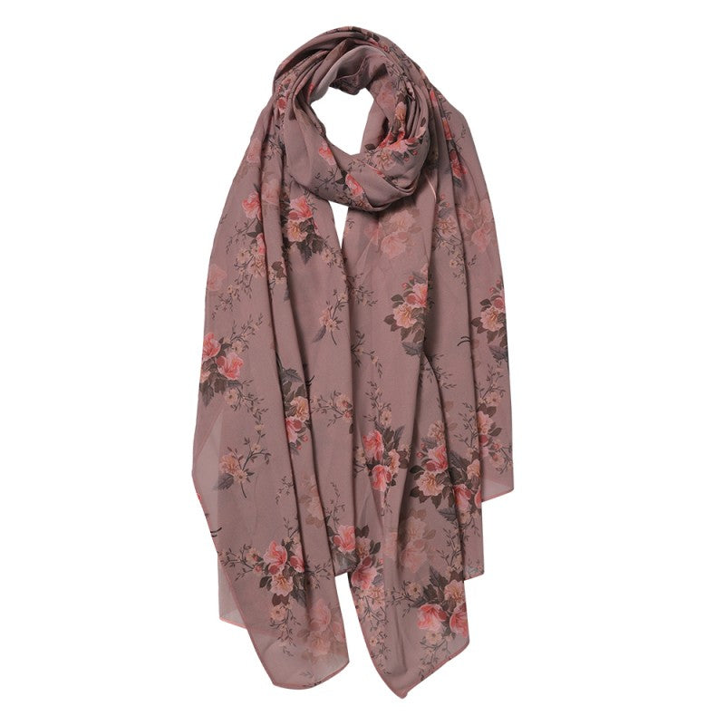 Juleeze - Scarf Flowers Pink