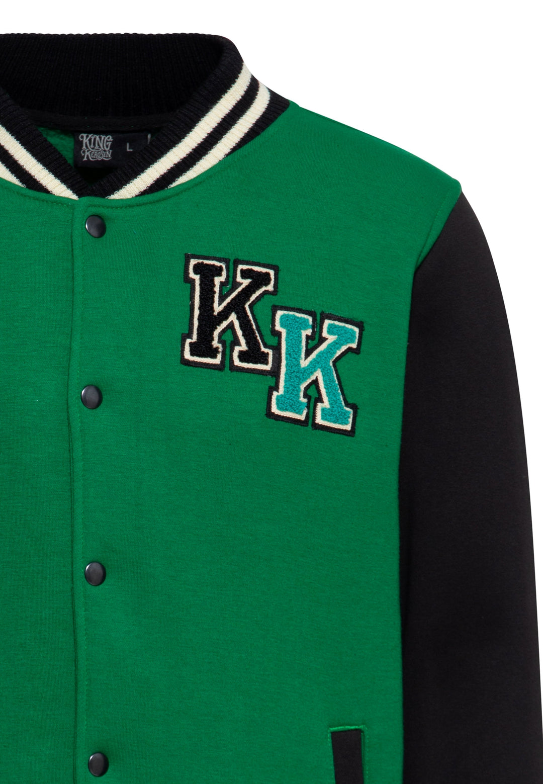 King Kerosin – Giacca da college per uomo "Speed Kings V8" blu