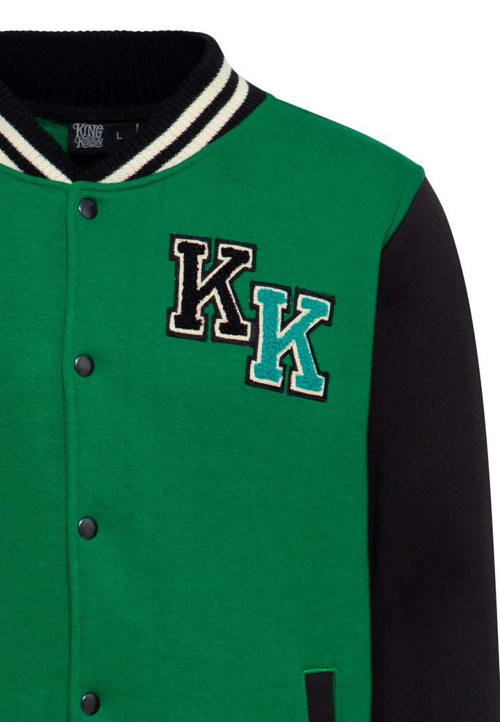 King Kerosin – Giacca da college per uomo "Speed Kings V8" blu