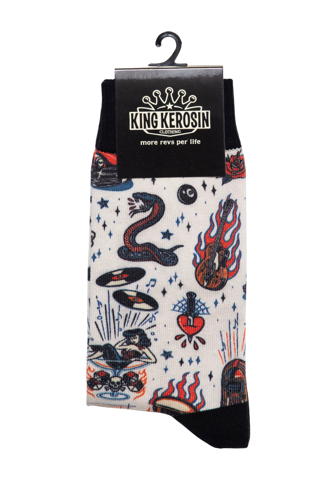 King Kerosin –  Herren Socken Rock n Roll