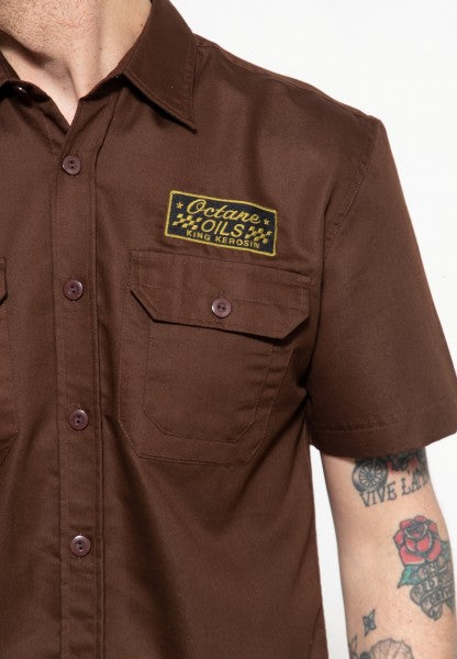 King Kerosin - Camisa de trabajo »Octane Oils«