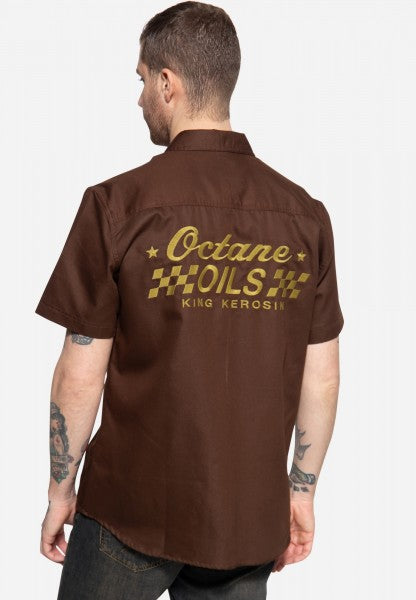 King Kerosin - Camisa de trabajo »Octane Oils«